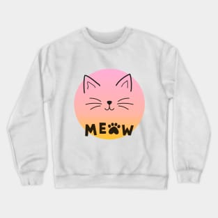 Meow cat Crewneck Sweatshirt